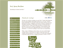 Tablet Screenshot of guidryrealestate.com